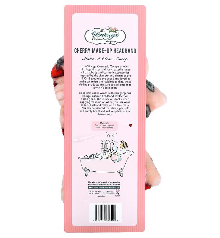 Peapael Cherry Make-up Headband