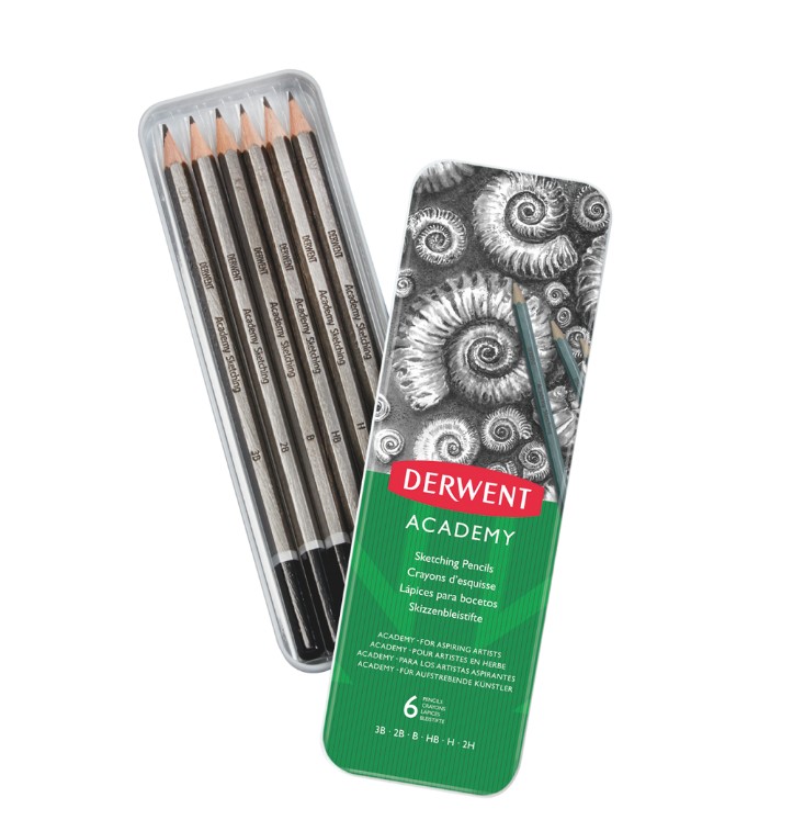 ESKIISIPLIIATS DERWENT  ACADEMY 6TK. 3B-2H METALLKARBIS