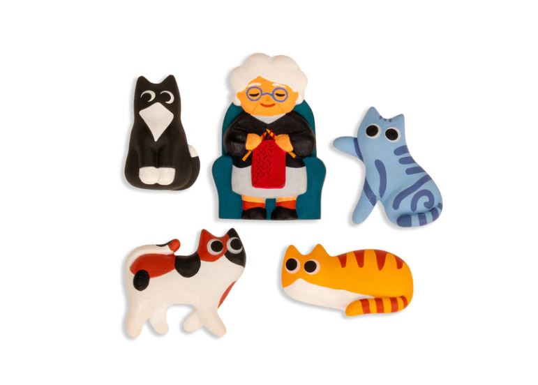 Magnetite komplekt Cat lady, 5tk