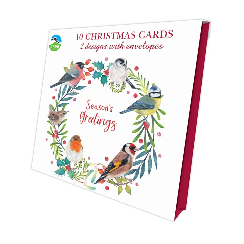 Jõulukaartide komplekt Birds & Foliage, 10tk