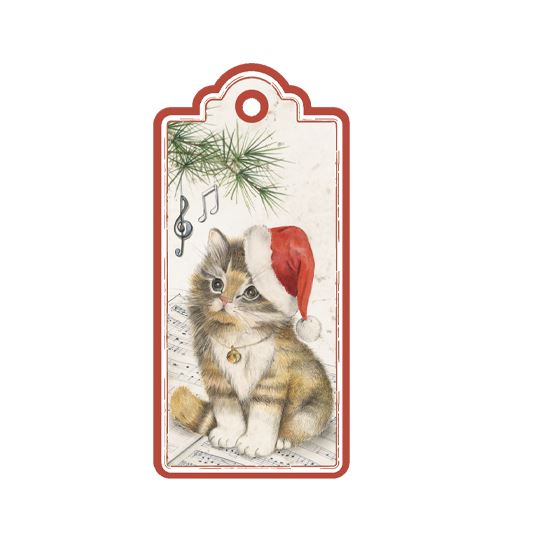 Kingituse sedel Gattino con spartito, 4.5x9.5cm