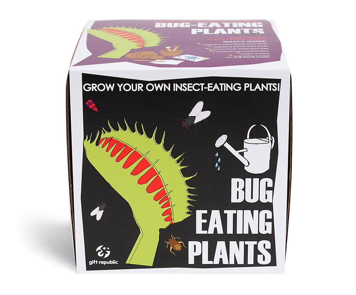 TAIMEDE KASVATAMISE KOMPLEKT: GROW YOUR OWN - BUGEATING PLANTS