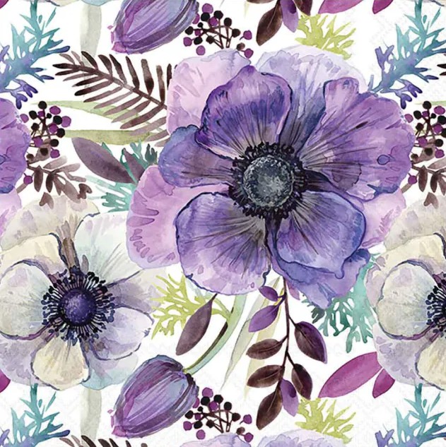 Lauasalvrätikud Purple Dream, 20tk