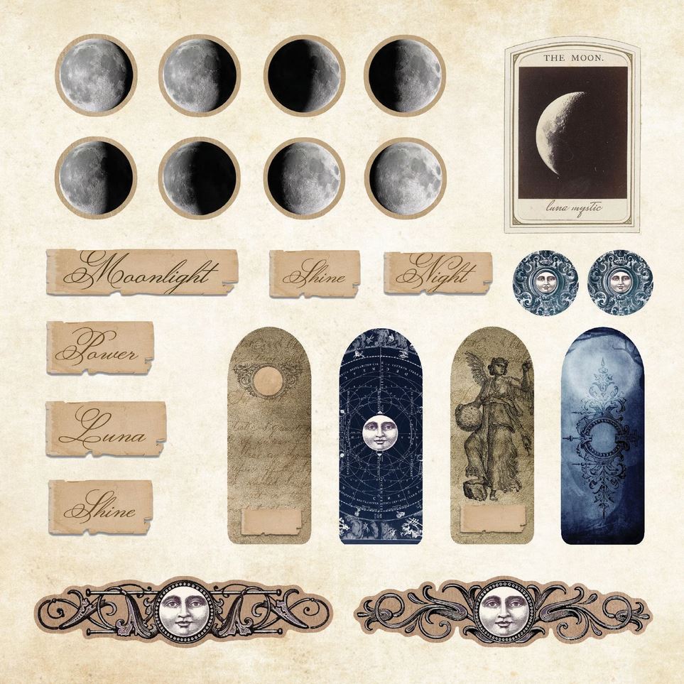 Kleepsuraamat Mystical Ephemera, 50lk