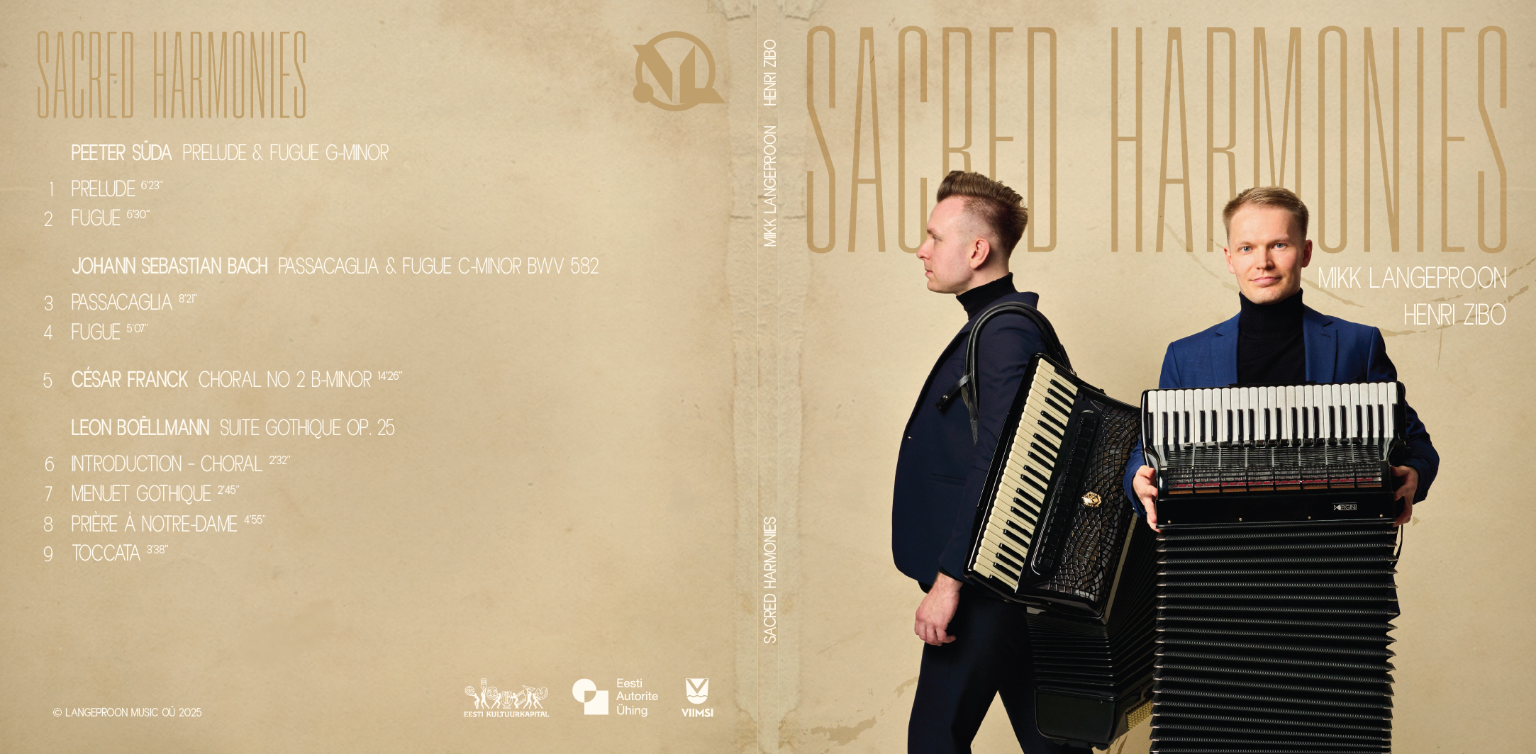 Sacred Harmonies (2025) CD