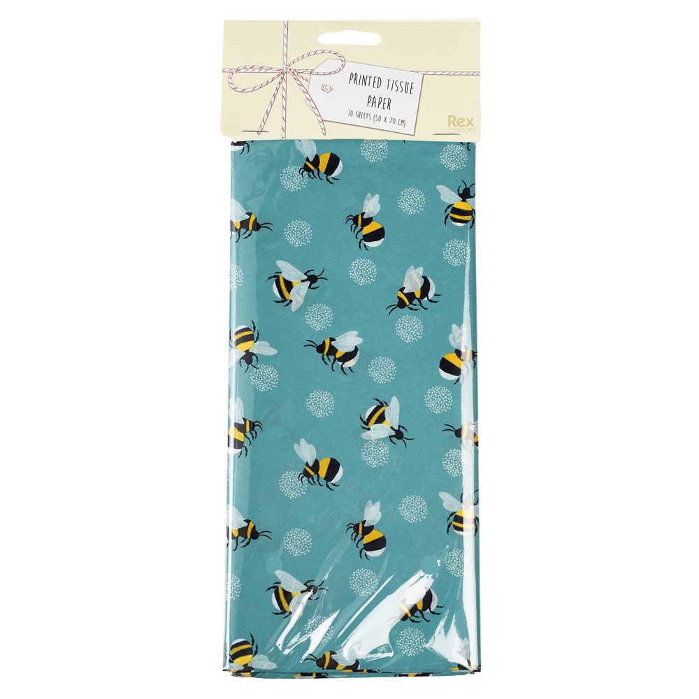 Siidipaber Bumblebees, 50 x 70cm, 10tk